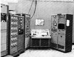 Salle de contrôle années 60